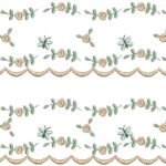 Barrinha Floral com Borboletas