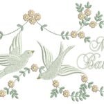 Pombo Divino e Floral - Meu Batismo