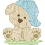 Cachorro com Boné - Rippled