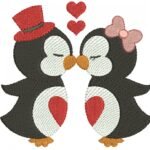 Pinguim Casal - Ponto Cheio