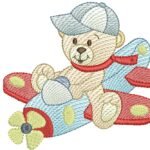 Urso Aviador de Boné - Roppled