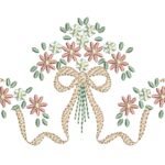 Laço com Florzinhas Delicadas