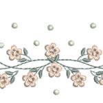Floral de Florzinha e Poás Bolinhas