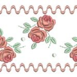 Barrado de Rosas com Bolinhas