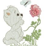 Gatinho com Flor - Rippled