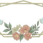 Moldura com Rosas - Rippled