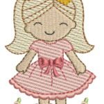 Princesa com Florzinhas - Rippled
