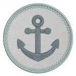 Ancora e Moldura Aplique - Pontos Leves