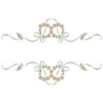 Entremeio Floral R57 em Ponto Cheio