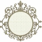 Moldura com Arabescos Provençal - Crivo