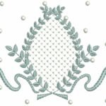 Ramo e Bolinhas Poás com Crivo - Ponto Cheio