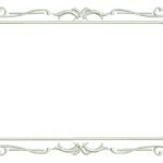 Moldura com Arabescos e Rosas - Ponto Cheio