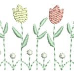 Jardim com Tulipas - Tamanhos Pequenos