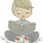 Menino e Livro - Pontos Leves
