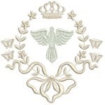 Divino Espírito Santo com Ramos e Laço – Ponto Cheio