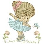 Bailarina Cute - Pontos Leves