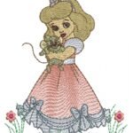 Princesa Bela com Ratinho Rippled
