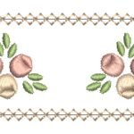 Barradinho de Rosas Rococó - Ponto Cheio