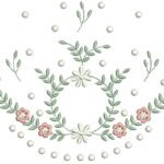 Floral  Margaridas e Florzinhas Poás Bolinhas