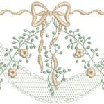 Laço com Flores e Crivo