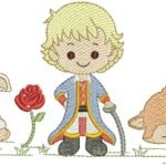 Menino Principe com Raposa e Carneiro - Rippled