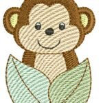 Macaco nas Folhas - Rippled e Ponto Cheio