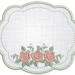 Moldura Aplique com Rosas