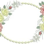 Rosas e Moldura R51
