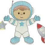 Menino Astronauta no Espaço - Rippled