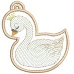Chaveiro Cisne - Rippled