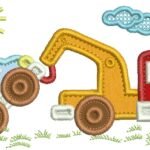 Guincho com Fusca - Aplique