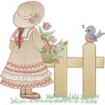 Camponesa Passarinho em Pontos Leves