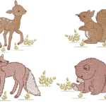 Pacote Animais Bosque R93 em Pontos Leves