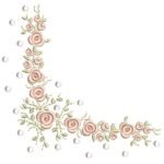 Cantoneira de Rosas R84  Em Ponto Cheio