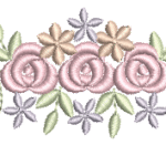 Floral 2 R85 em Ponto Cheio