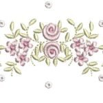 Floral R85 com Poas Bolinhas em Ponto Cheio