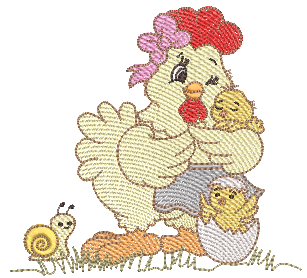 Galinha-e-Pintinhos-