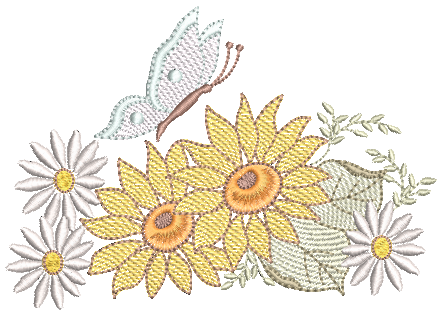 Girassol-e-Borboleta-