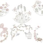 Pacote Jardim e Passarinhos R81