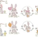 Pacote Coelhos em Pontos Leves