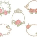Pacote Rosas - 5 MATRIZES em Pontos Leves