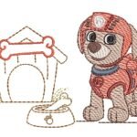 Patrulha Canina Zuma e Casa em Pontos Leves