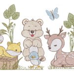 Animais Bosque R91 em Pontos Leves