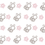 Barrado Abelhinhas 2 R89 em Ponto Cheio