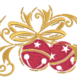 Bolas de Natal 2 R92 em Ponto Cheio