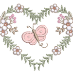 Coração Floral e 3D RM 11
