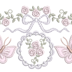 Floral e Borboleta 3D RM 63