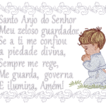 Anjo e oração Santo Anjo R16 em Pontos Leves e Cheio
