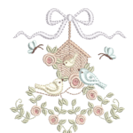 Passarinho Floral 2 R97 em Ponto Cheio