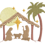 Presépio de Natal 2 R92 em Ponto Cheio